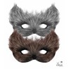MASQUE LOUP CHAT SAUVAGE POILU GRIS OU BRUN