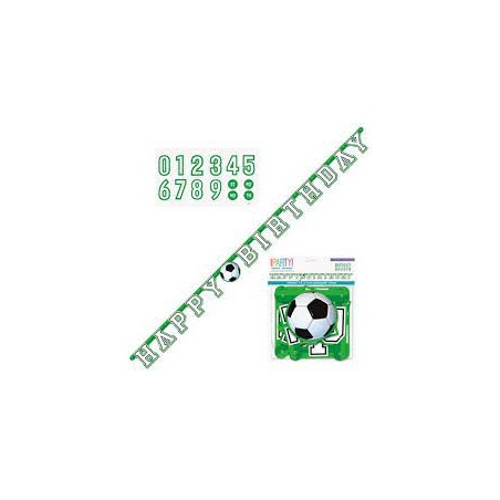 GUIRLANDE HAPPY BIRTHDAY FOOT PERSONNALISABLE 213 CM 