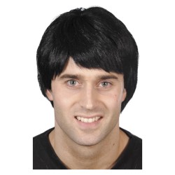 PERRUQUE HOMME CHEVEUX COURT NOIR 