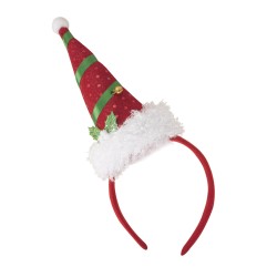 SERRE-TETE BONNET DE PERE NOEL