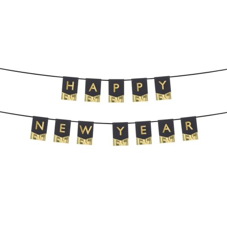 GUIRLANDE HAPPY NEW YEAR 16.5 X 135 CM 