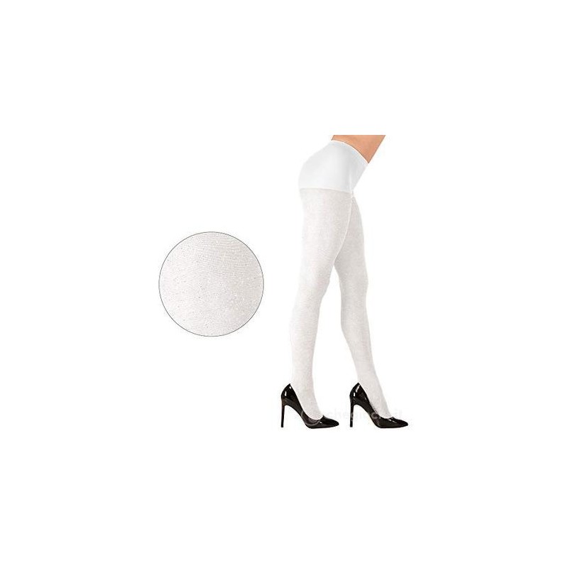 COLLANT BLANC A PAILLETTES TAILLE XL COLLANT BLANC A PAILLETTES TAILLE XL