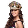CASQUETTE RAINBOW SPARKLE SEQUIN MULTICOLORES