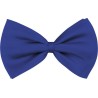NOEUD PAPILLON BLEU SATIN 
