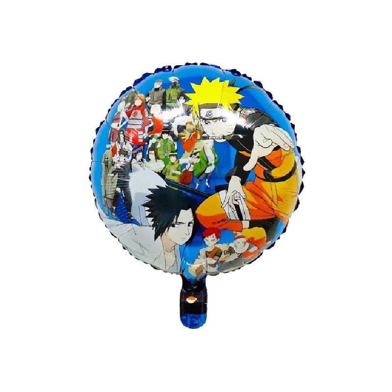 BALLON METALLIQUE ROND NARUTO 43 CM BALLON METALLIQUE ROND NARUTO 43 CM