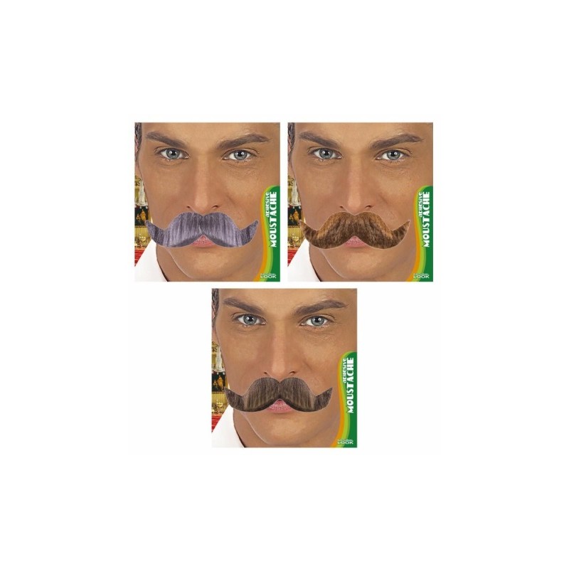 MOUSTACHE AMBASSADEUR COULEUR ASSORTIS 
