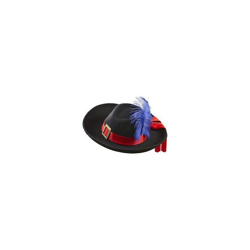CHAPEAU NOIR MOUSQUETAIRE CHAPEAU NOIR MOUSQUETAIRE