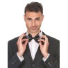 NOEUD PAPILLON NOIR A PAILLETTE
