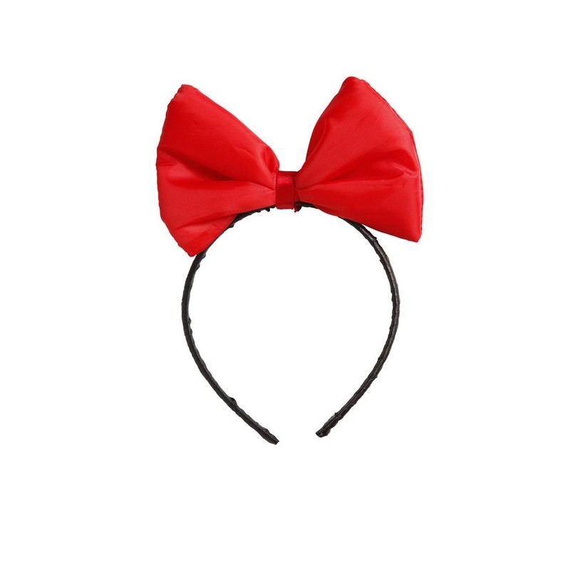 SERRE-TETE NOEUD ROUGE BLANCHE NEIGE SERRE-TETE NOEUD ROUGE BLANCHE NEIGE