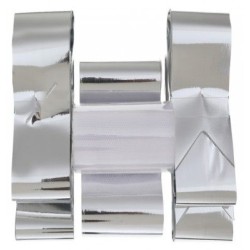 KIT DE DECORATION VOITURE ARGENT ET BLANC