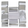 KIT DE DECORATION VOITURE ARGENT ET BLANC