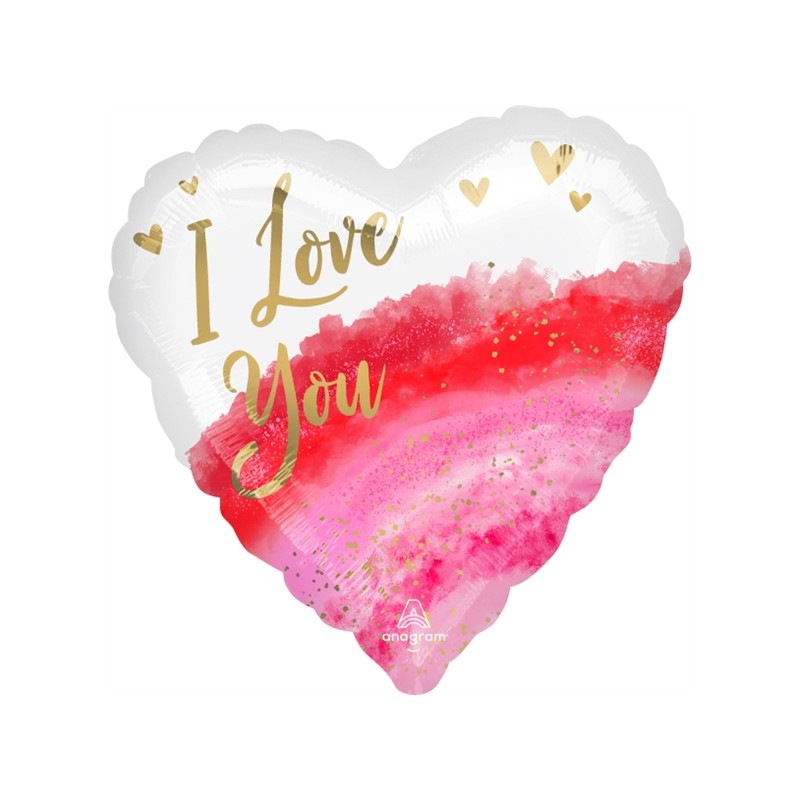 BALLON METALLIQUE COEUR I LOVE YOU 43 CM BALLON METALLIQUE COEUR I LOVE YOU 43 CM