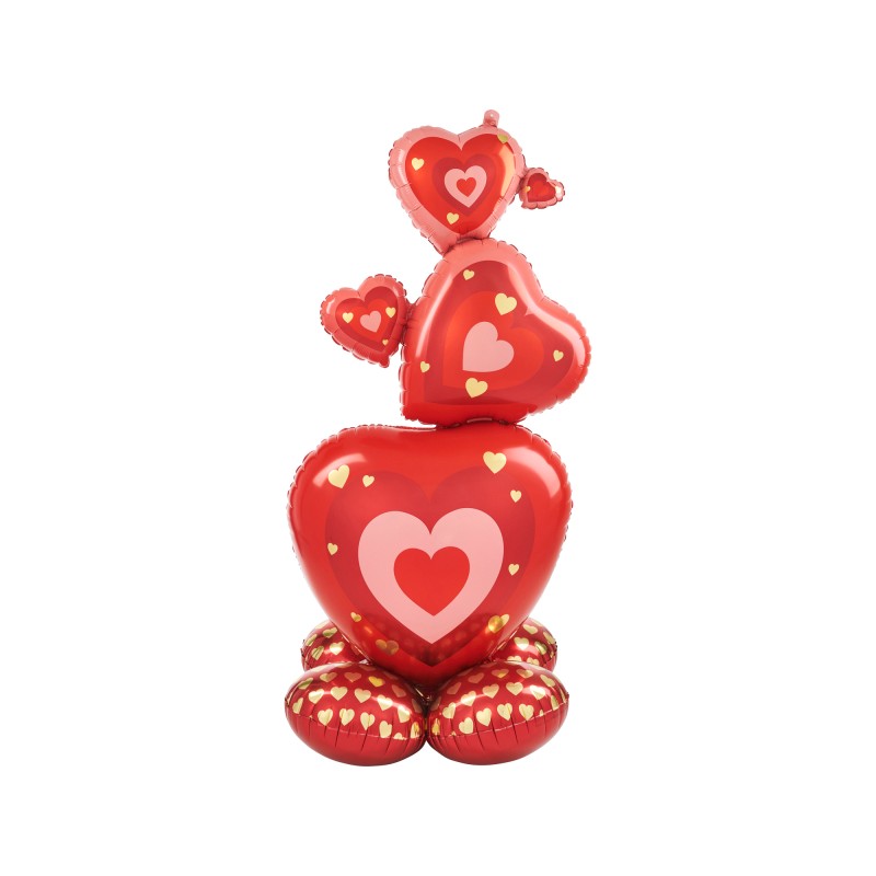 BALLON METALLIQUE AIRLONZ COEUR 139 CM BALLON METALLIQUE AIRLONZ COEUR 139 CM