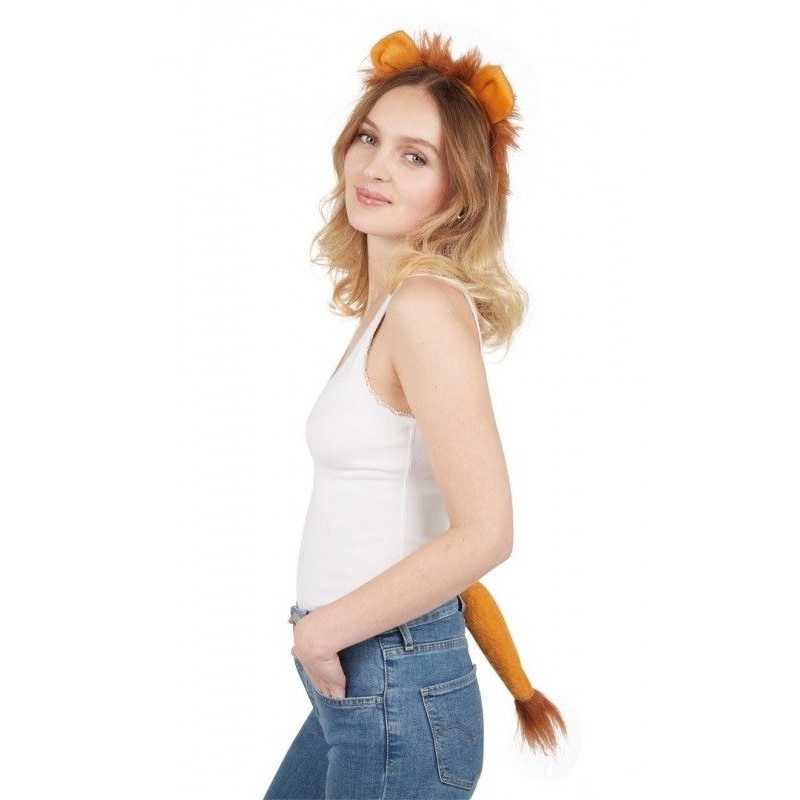 SET DE DEGUISEMENT LION SERRE TETE OREILLES + QUEUE SET DE DEGUISEMENT LION SERRE TETE OREILLES + QUEUE