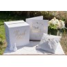 URNE CARREE MARIAGE LOVE THANK YOU 20 x 20 x 20 CM
