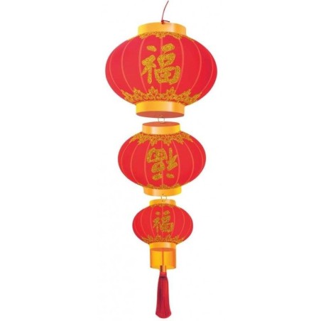 LANTERNE A SUSPENDRE NOUVEL AN CHINOIS 30 X 80 CM 